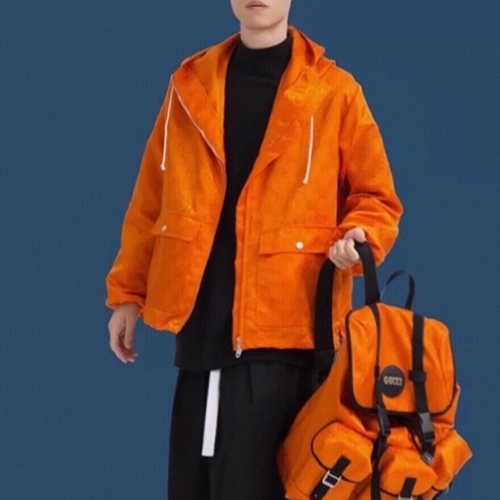 グッチグッチメンズカジュアルジャケットc03176.オレンジ