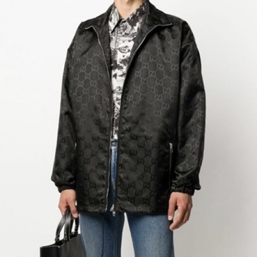 グッチグッチメンズカジュアルジャケットc03177.ブラック