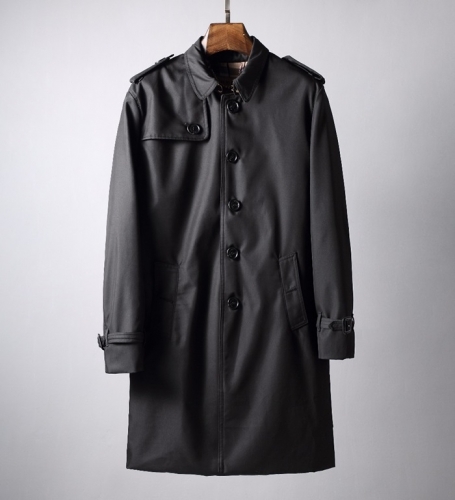 バーバリーバーバリーメンズヴィンテージコットントレンチコートr03303ブラック