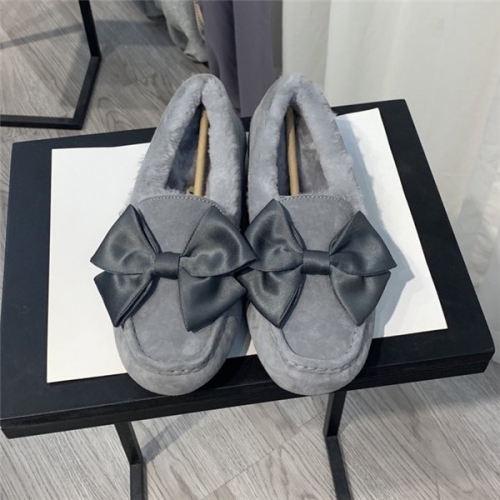 'アグレディースウールローファーシューズ,,S0084,グレー