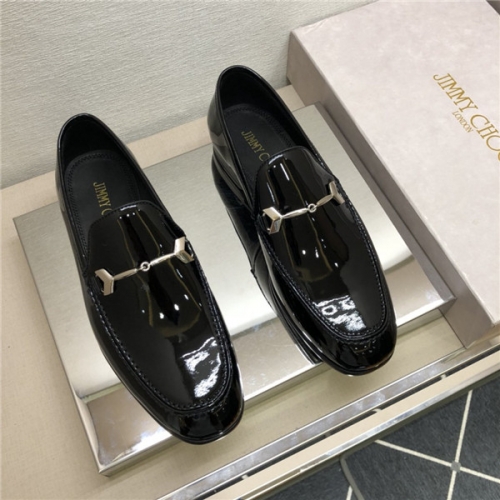 ジミーチューメンズ用レザーオックスフォードシューズ,(240-275).S0091,ブラック