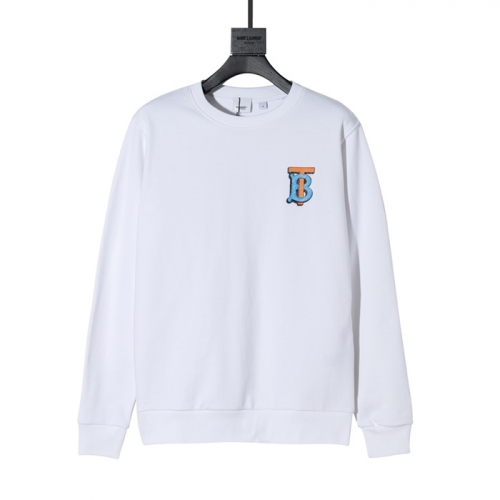 バーバリーバーバリーメンズカジュアルコットンスウェットシャツr03317ホワイト