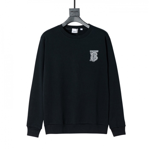 バーバリーバーバリーメンズカジュアルコットンスウェットシャツr03318ブラック