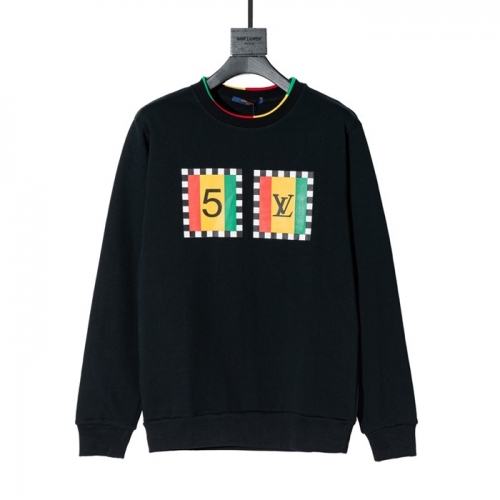 ルイヴィトンルイヴィトンメンズカジュアルコットン長袖Tシャツu02394ブラック