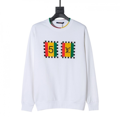 ルイヴィトンルイヴィトンメンズカジュアルコットン長袖Tシャツu02395ホワイト