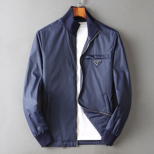 プラダプラダメンズカジュアルジャケットa01179ブルー