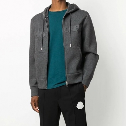 モンクレールモンクレールメンズカジュアルコットンフーディc01970.グレー