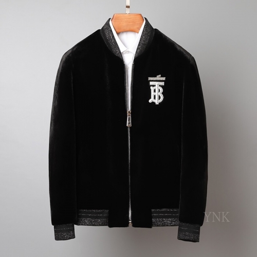 バーバリーバーバリーメンズカジュアルミンクジャケットr03328ブラック