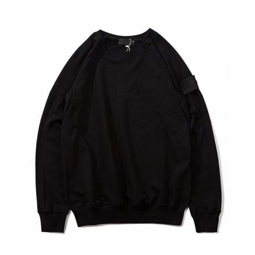 ストーンアイランド--ストーンアイランドメンズコットンスウェットシャツo0264.ブラック