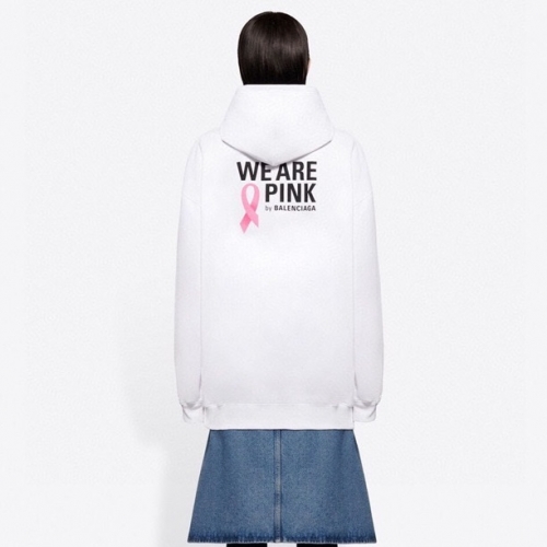 バレンシアガバレンシアガユニセックスコットンフーディl0861.ホワイト