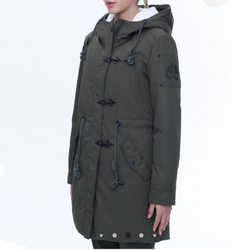 ムースナックルズレディースダックダウンパディングo0099カーキ