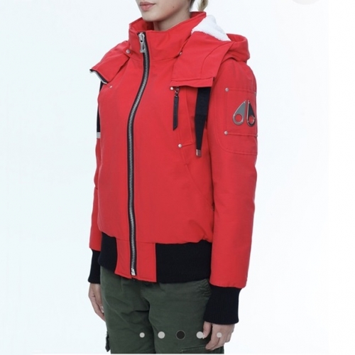 ムースナックルズレディースダックダウンパディングo0102レッド