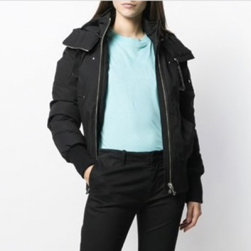 ムースナックルズレディースダックダウンパディングo0104ブラック