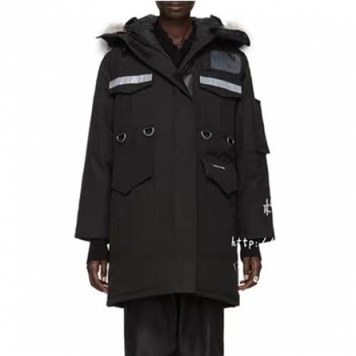 カナダグースメンズパッチカジュアルダックダウンジャケットn0307ブラック