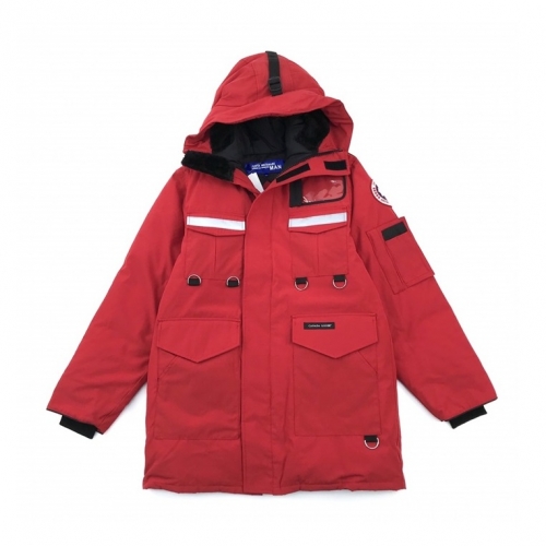 カナダグースメンズパッチカジュアルダックダウンジャケットn0308レッド