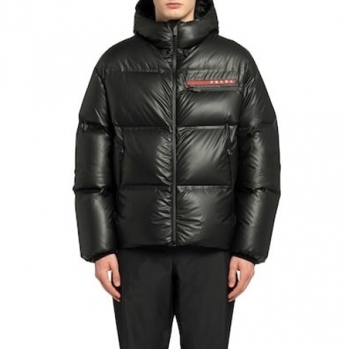 プラダプラダメンズカジュアルダックダウンパディングa01190ブラック