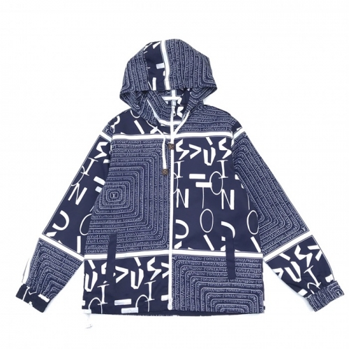 ルイヴィトンルイヴィトンメンズカジュアルコットン長袖Tシャツu02411.ブルー