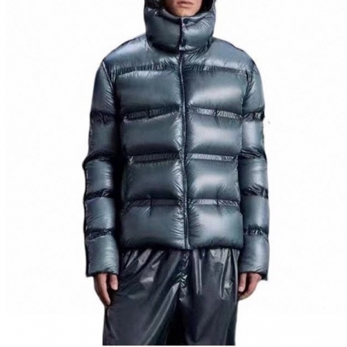 モンクレールモンクレールメンズパッチモダンダックダウンパディングc01991ブルー