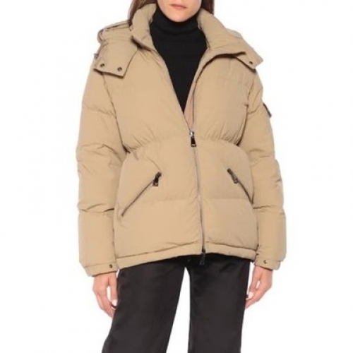 モンクレールモンクレールレディースパッチモダンダックダウンパディングc01992ベージュ