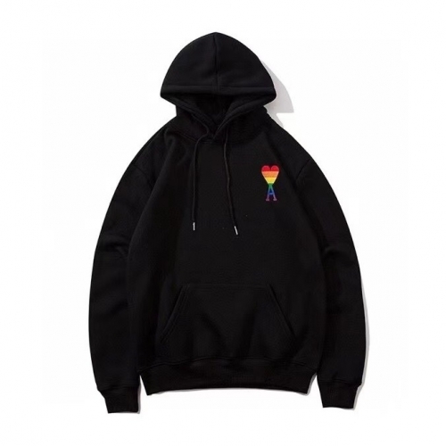 アミアミメンズコットン起毛フーディ0058.ブラック