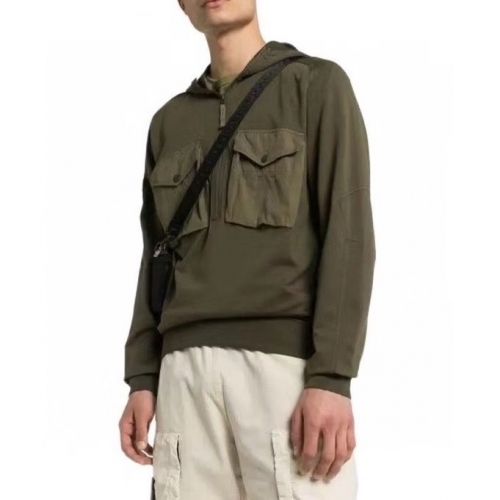 ストーンアイランド--ストーンアイランドメンズコットンスウェットシャツo0293.カーキ