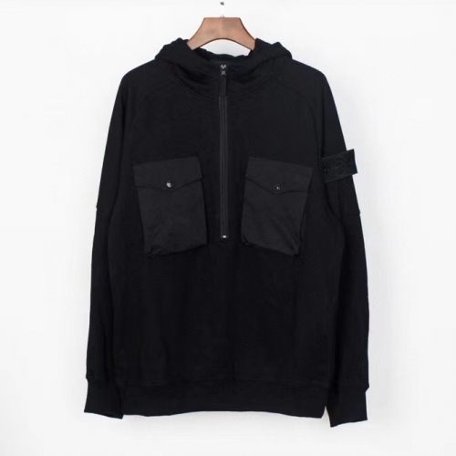 ストーンアイランド--ストーンアイランドメンズコットンスウェットシャツo0294.ブラック