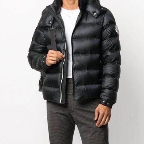 モンクレールモンクレールメンズパッチモダンダックダウンパディングc01994ブラック