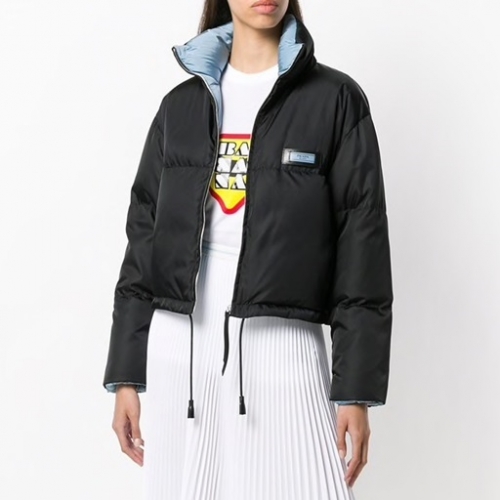 プラダプラダレディースカジュアルダウンジャケットa01193ブラック