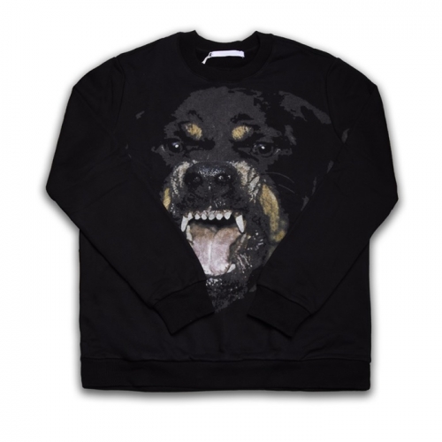 ジバンシィ--ジバンシィメンズカジュアルコットンスウェットシャツv0492ブラック