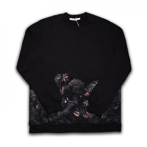 ジバンシィ--ジバンシィメンズカジュアルコットンスウェットシャツv0495ブラック