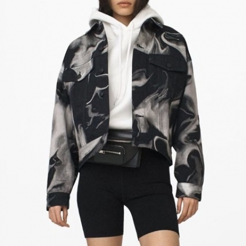 アレクサンダーワンアレクサンダーワンレディースカジュアルデニムジャケットw0147グレー