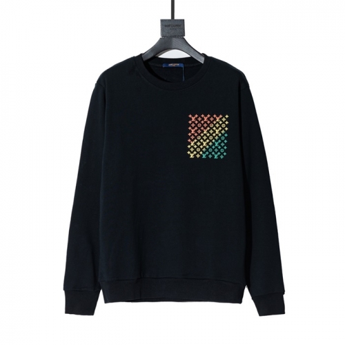 ルイヴィトンルイヴィトンメンズカジュアルコットンスウェットシャツu02426ブラック