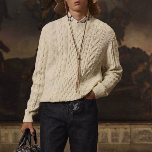 ルイヴィトンルイヴィトンメンズカジュアルセーターu02428.ベージュ