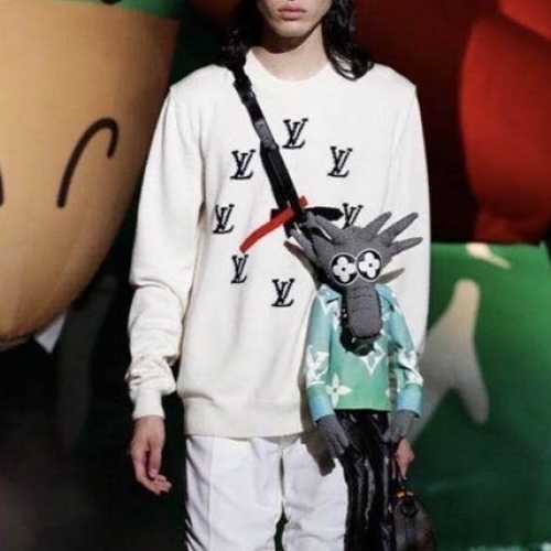 ルイヴィトンルイヴィトンメンズカジュアルセーターu02432.ホワイト