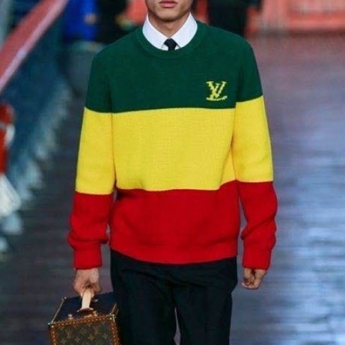 ルイヴィトンルイヴィトンメンズカジュアルセーターu02433グリーン