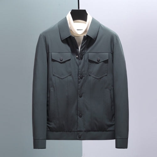 ディオールディオールメンズモダンカジュアルダウンジャケットo01002グリーン