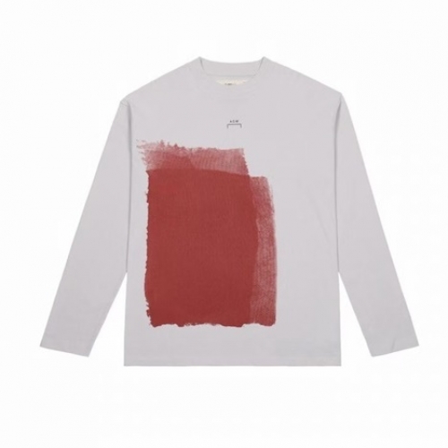 エイコールドウォール----エイコールドウォールメンズプリントオーバーサイズコットンスウェットシャツw0037ホワイト