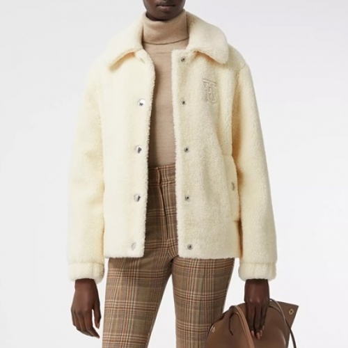 バーバリーバーバリーレディースクラシックカジュアルジャケットr03390ホワイト