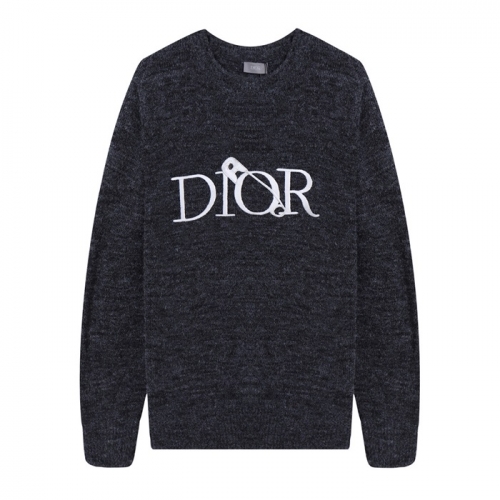 ディオール-ディオールメンズレトロクルーネックセーターo01011ダークグレー