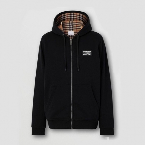 バーバリーバーバリーメンズカジュアルフーディr03395.ブラック