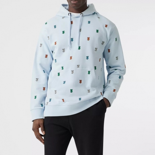 バーバリーバーバリーメンズカジュアルフーディr03398ブルー