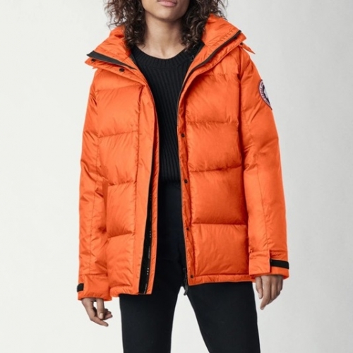 カナダグースカナダグースメンズパッチカジュアルダウンパディングn0342.オレンジ