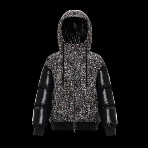 モンクレールモンクレールレディースパッチモダンダウンパディングc02015ブラック