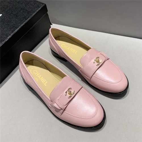 シャネルレディースレザーローファー,(225-250),S0495,ピンク