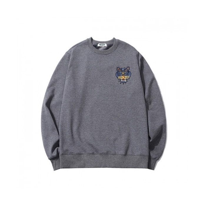 ケンゾーケンゾーユニセックスシグネチャータイガーコットンスウェットシャツn0137グレー