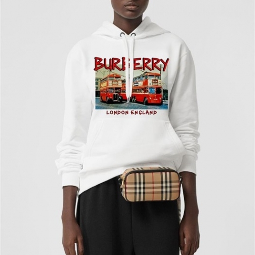 バーバリーユニセックスカジュアルフーディr03412ホワイト