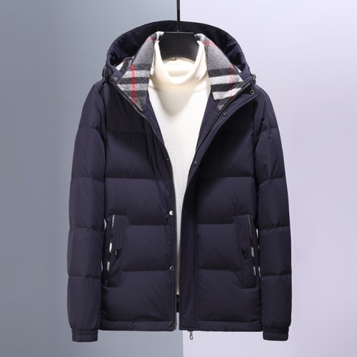 バーバリーバーバリーメンズクラシックカジュアルダウンジャケットr03418ネイビー