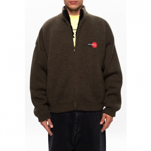 バレンシアガバレンシアガメンズカジュアル両面ジャケットl0885グリーン