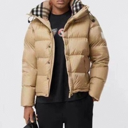 バーバリーバーバリーユニセックスカジュアルダックダウンパディングr03433.キャメル