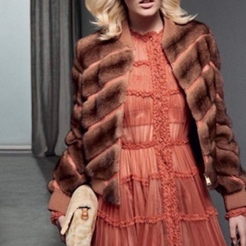 ェンディレディースミンクコートn886